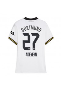 Borussia Dortmund Karim Adeyemi #27 Voetbaltruitje 3e tenue Dames 2024-25 Korte Mouw